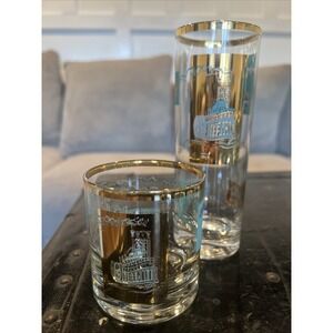 18 Piece Vintage Libbey Southern Comfort Glasses, Collin's, Rocks, Shot Glasses